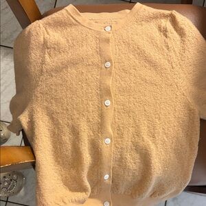 Women's Button-Up Sweater - Cream